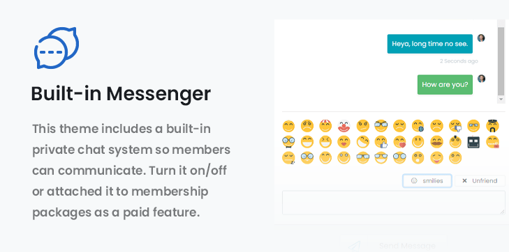 Buit-in Messenger