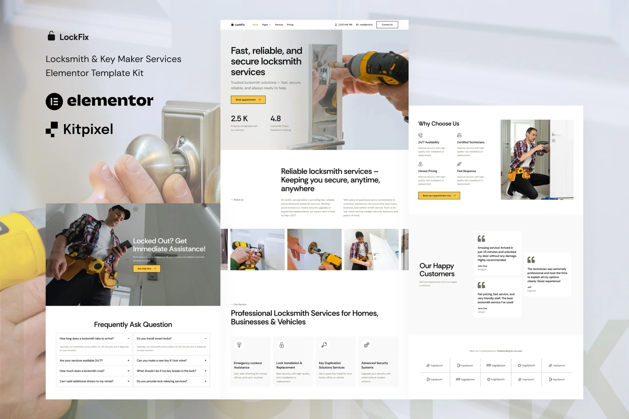 Best Locksmith WordPress Themes 2026