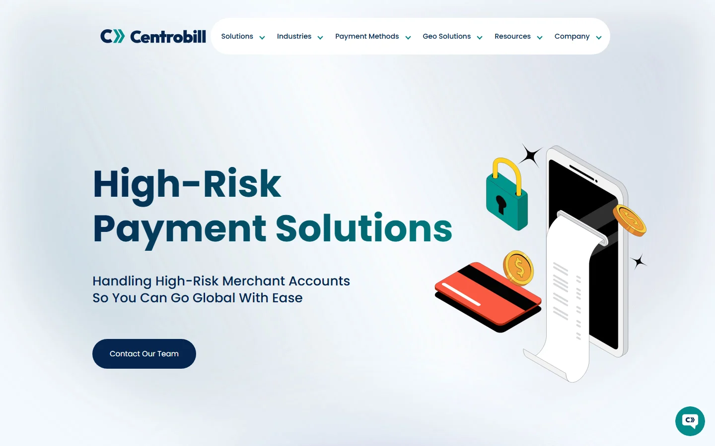 CentroBill Payment Gateway — provider website