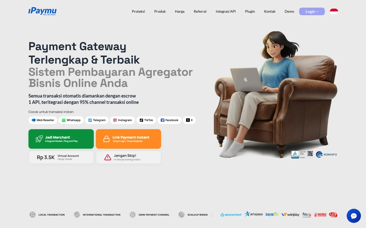iPaymu WordPress Payment Plugin — provider website