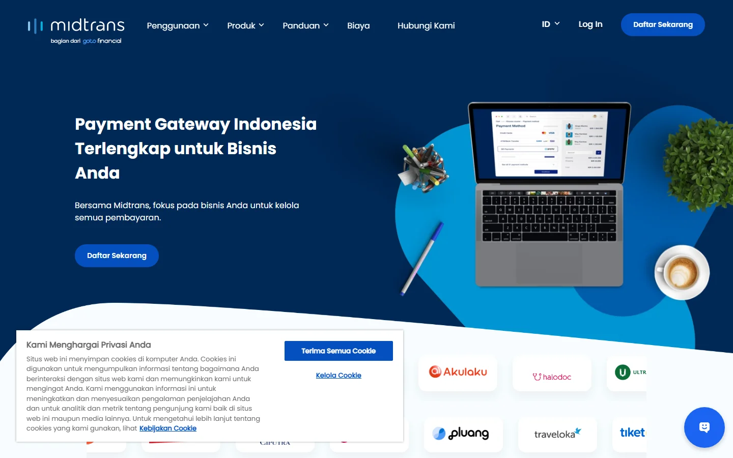 Midtrans WordPress Plugin — provider website