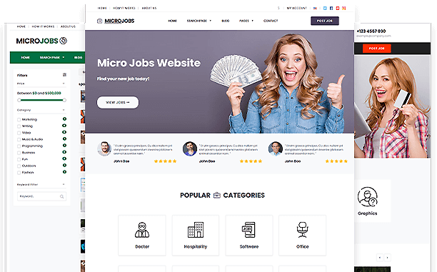 Create Micro Job Websites Today!